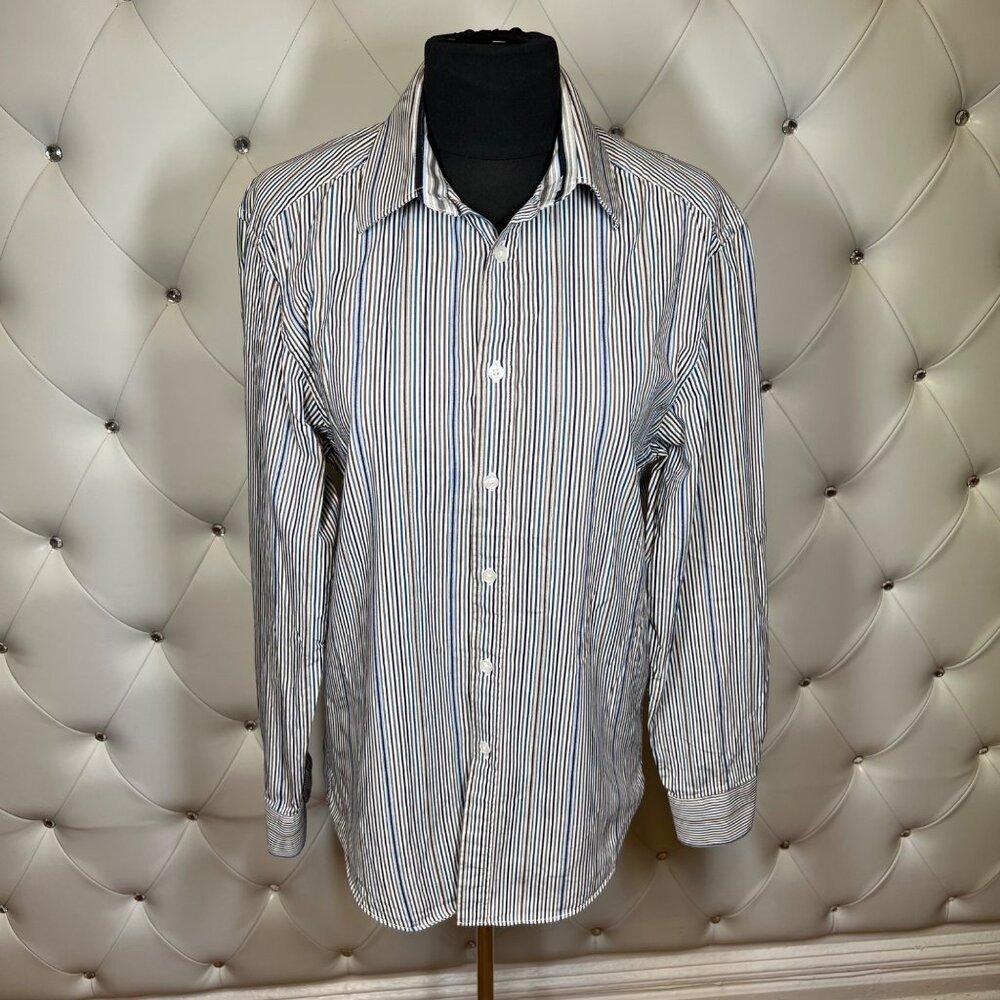 Report collection Blue Striped Men’s Shirt